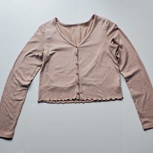 American Eagle long-sleeve baby tee